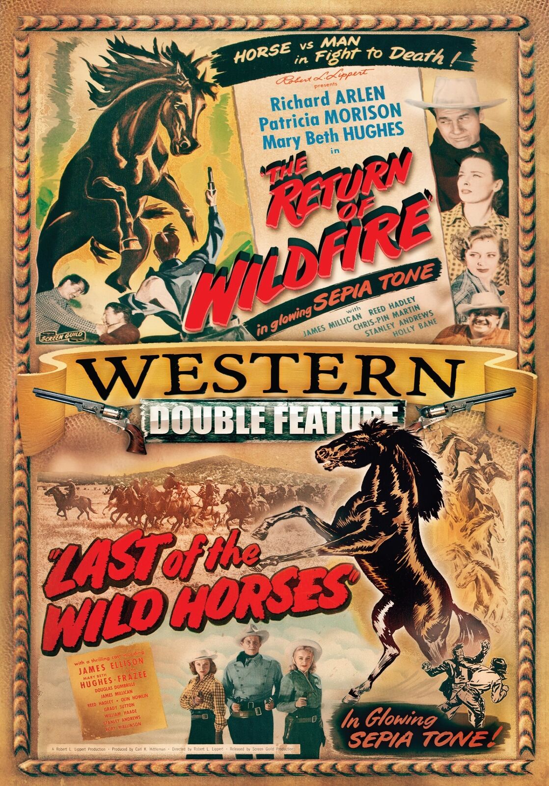 Western Double Feature (DVD) The Return Of Wildfire: Richard Arlen Jane Frazee