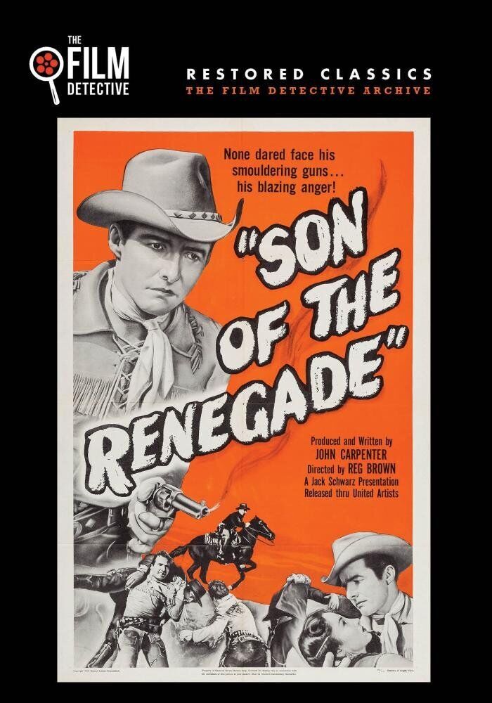 Son of the Renegade (The Film Detective Restored Version) (DVD) Johnny Carpenter