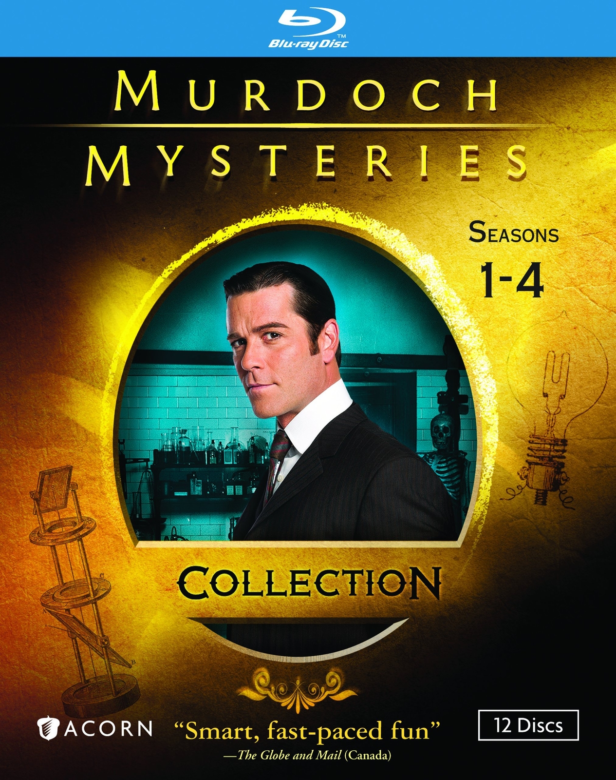 MURDOCH MYSTERIES COLLECTION: SEASONS 1-4 (Blu-ray) Bisson Yannick Harris Jonny