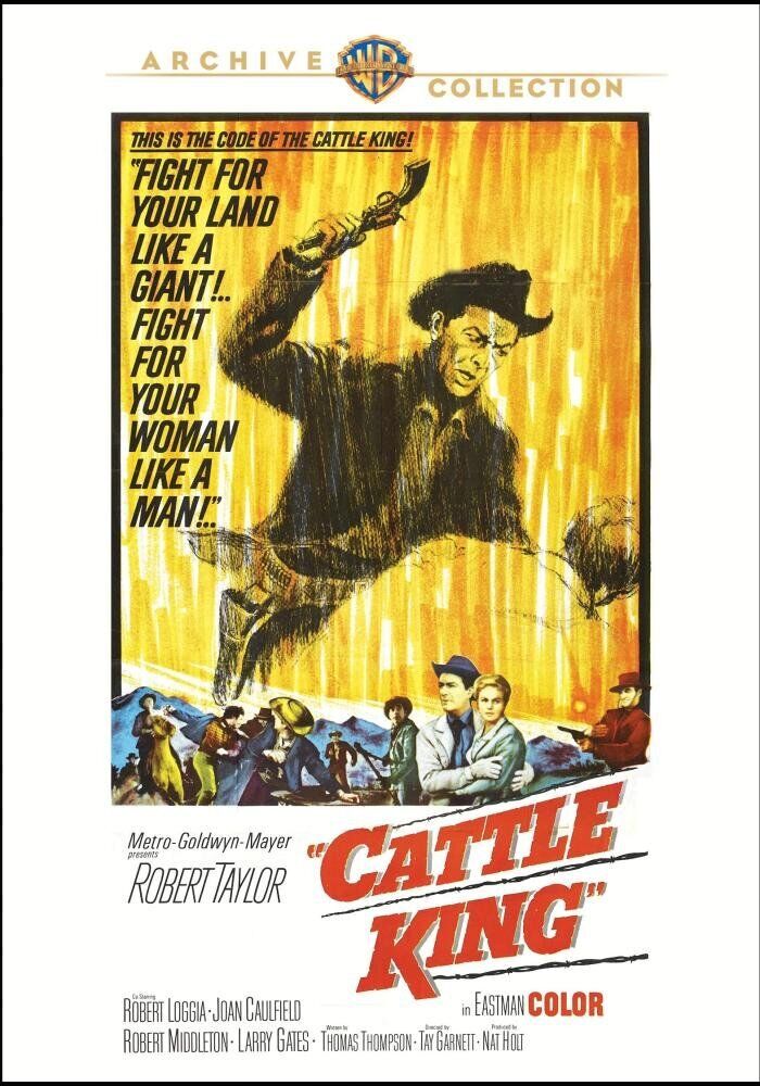 Cattle King (DVD) Robert Taylor Joan Caulfield Larry Gates Robert Loggia