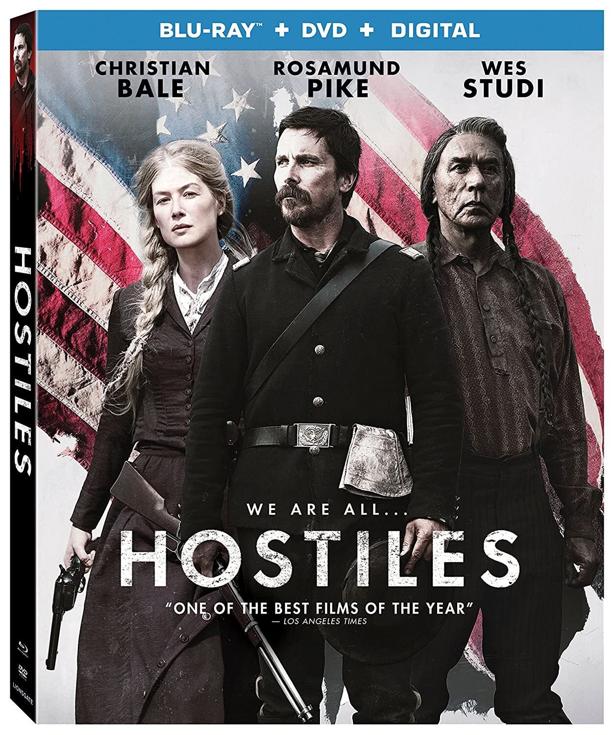 Hostiles (Blu-ray) Christian Bale Rosamund Pike Wes Studi Jesse Plemons