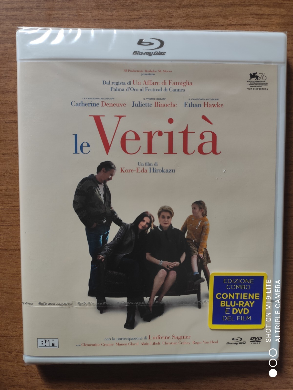 Blu-ray  LE VERITA'  Catherine Deneuve Juliette Binoche   Bluray+Dvd  *****NUOVO