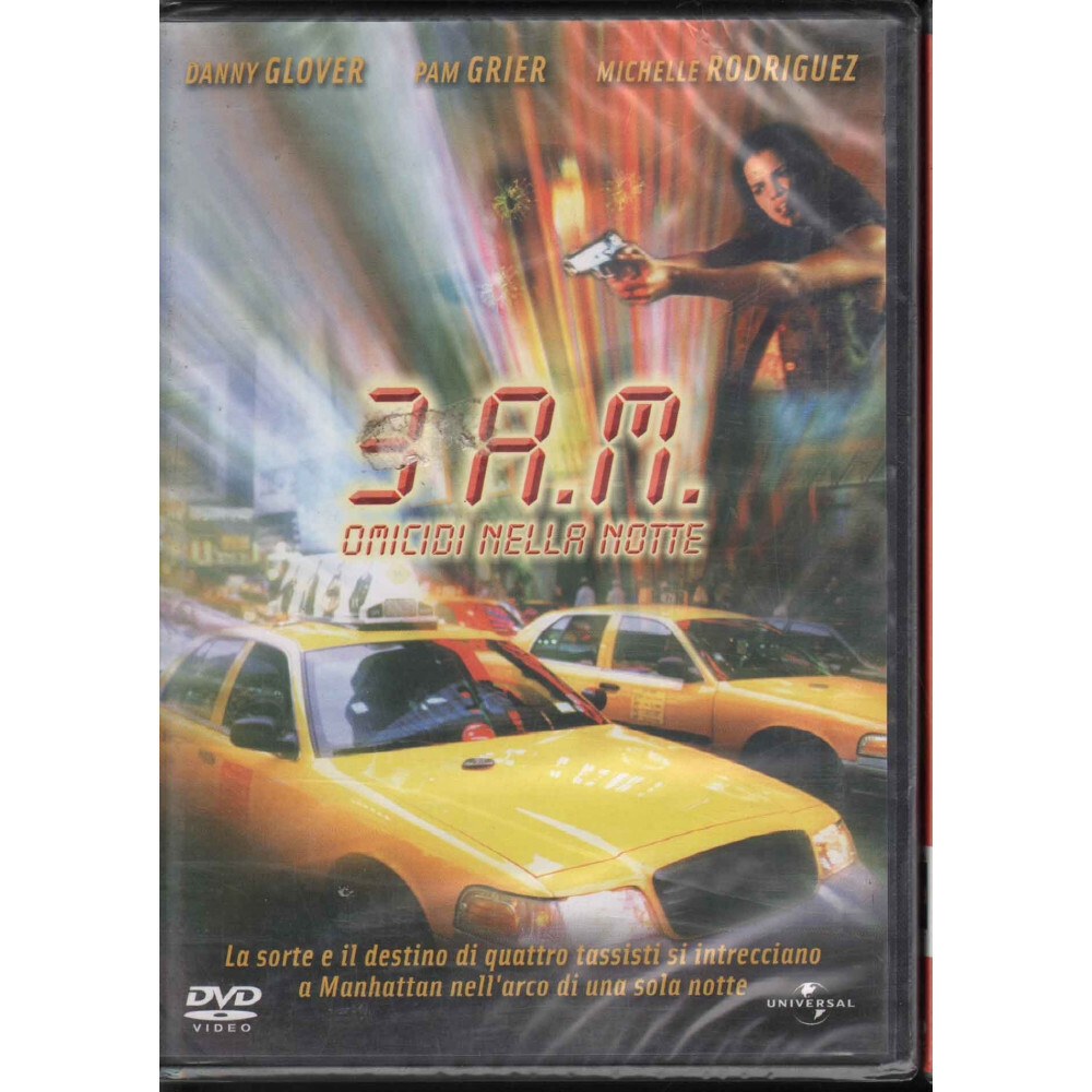 3 A.M. Omicidi Nella Notte DVD D Glover / M Rodriguez / P Grier Sigillato