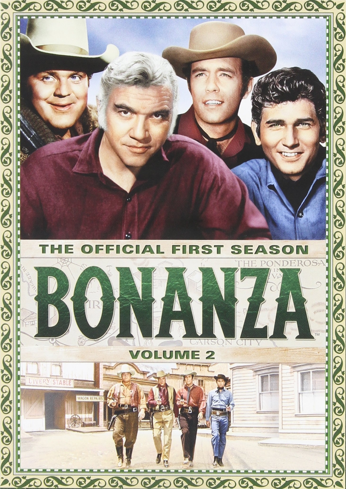 Bonanza: The Official First Season, Vol. Two (DVD) Dan Blocker Lorne Greene
