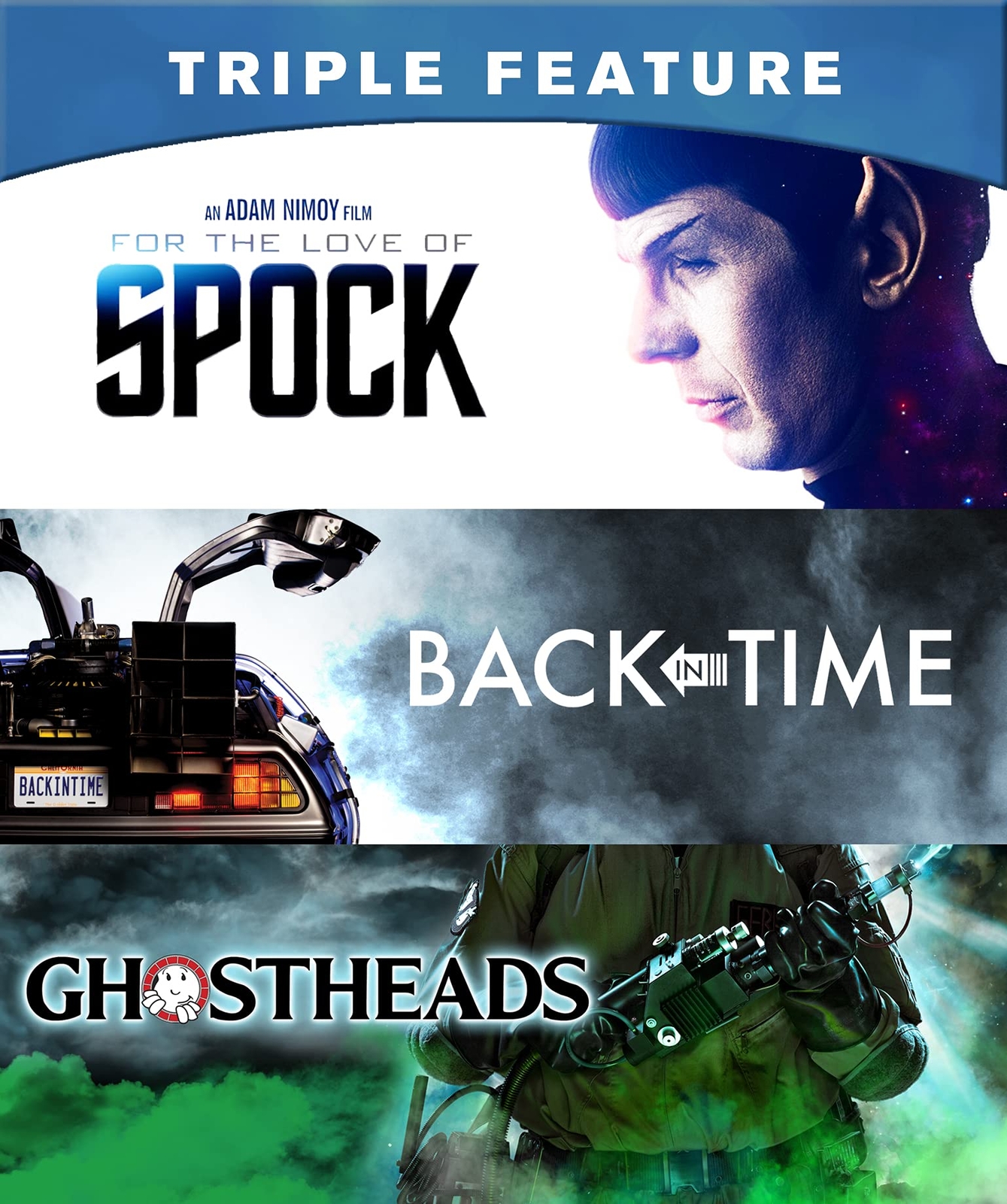 Triple Feature Blu-ray: For The Love Of Spock / Back In Time / Ghosthe (Blu-ray)