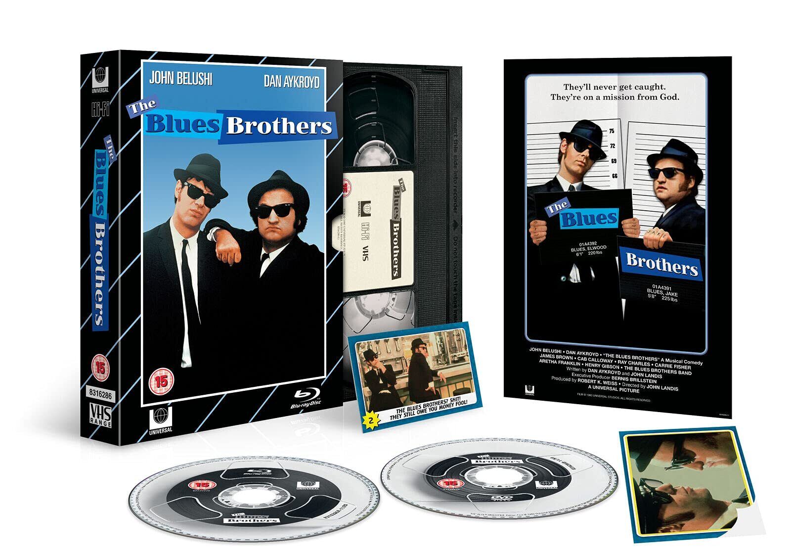 BLUES BROTHERS BLU-RAY AND DVD IN VHS STYLE PACKAGING (DVD)