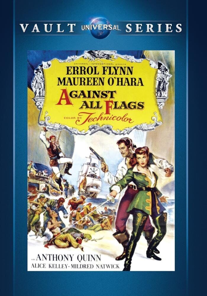 Against All Flags (DVD) Anthony Quinn Errol Flynn Maureen O'Hara
