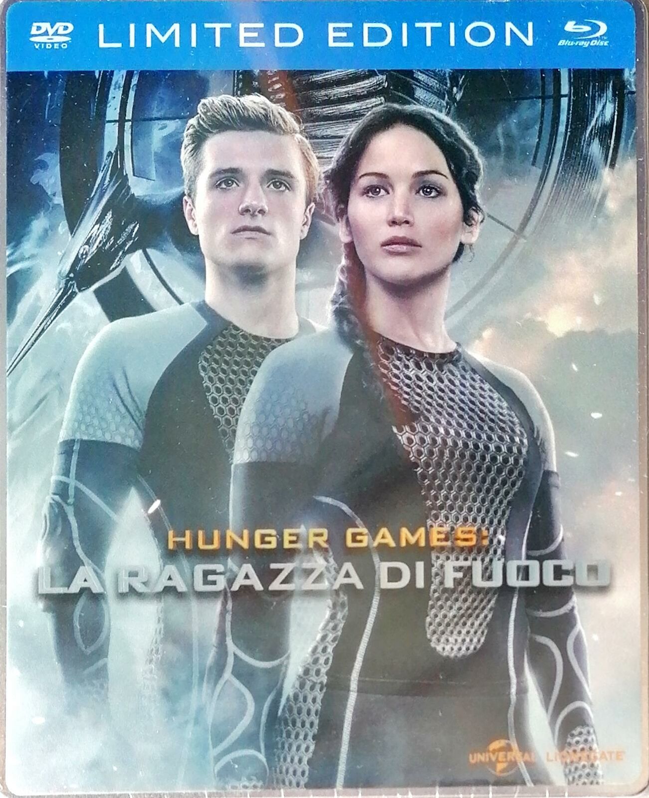 Hunger Games La Ragazza Di Fuoco Steelbook 2 Dvd Blu-Ray Sigillato