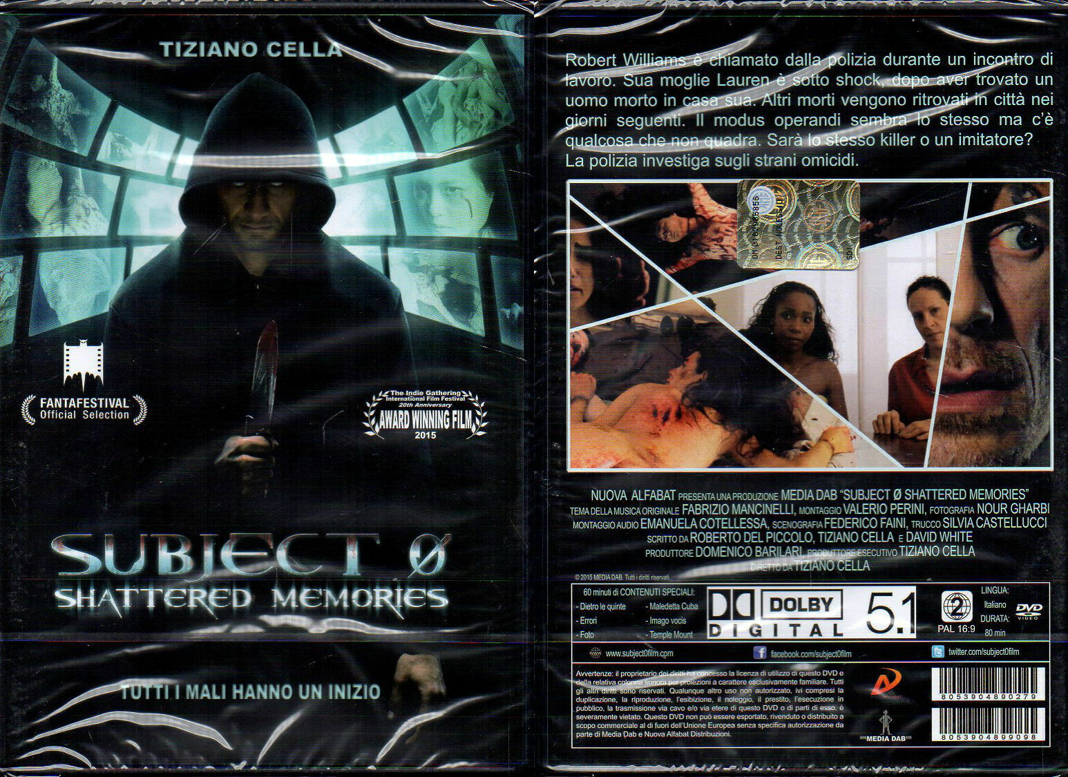 SUBJECT 0 - SHATTERED MEMORIES - DVD NUOVO