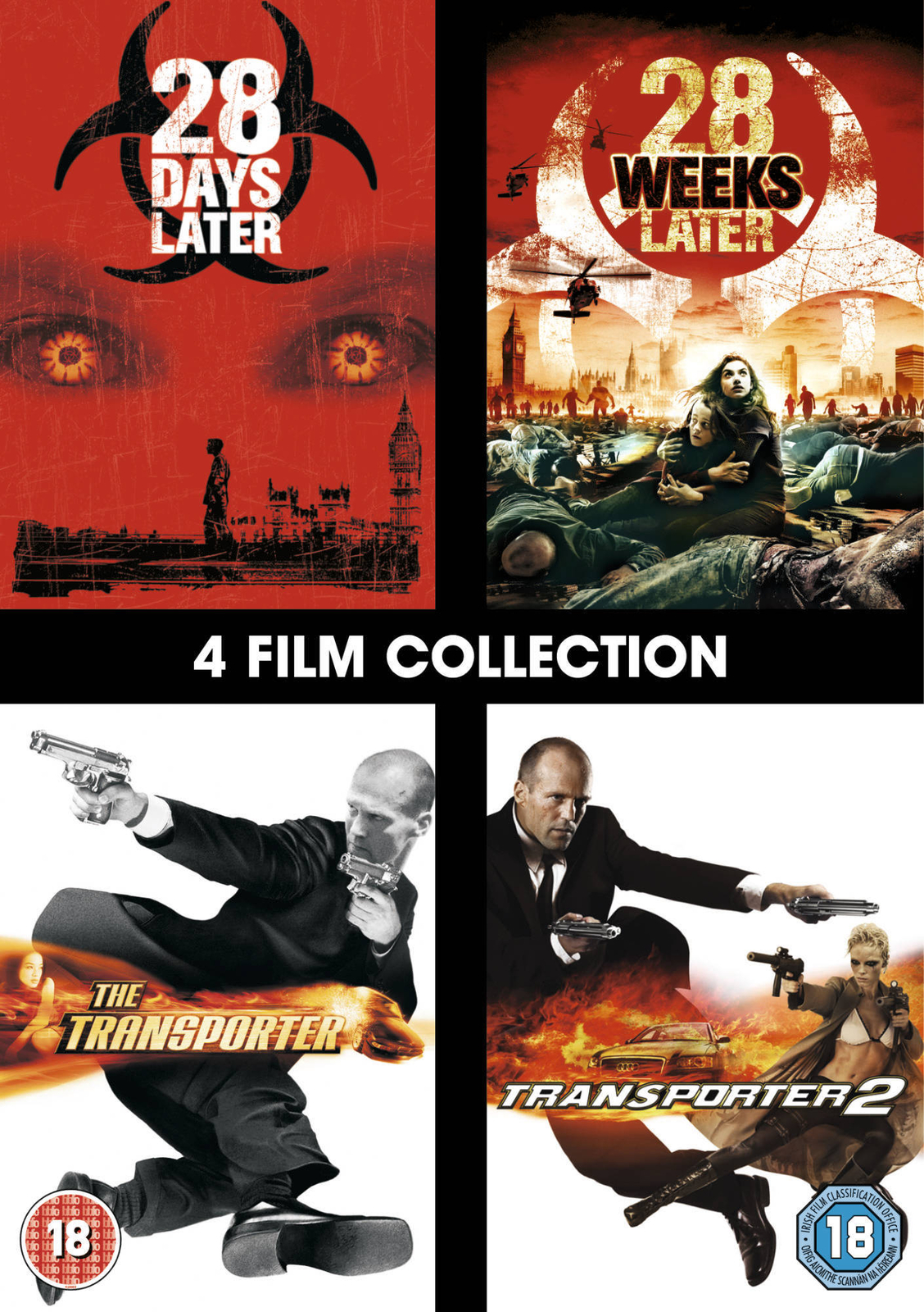28 Days Later/28 Weeks Later/The Transporter/The Transporter 2 (DVD) Shu Oi