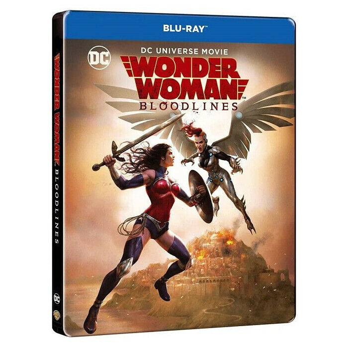 Wonder Woman: Bloodlines Blu-Ray Steelbook Nuova