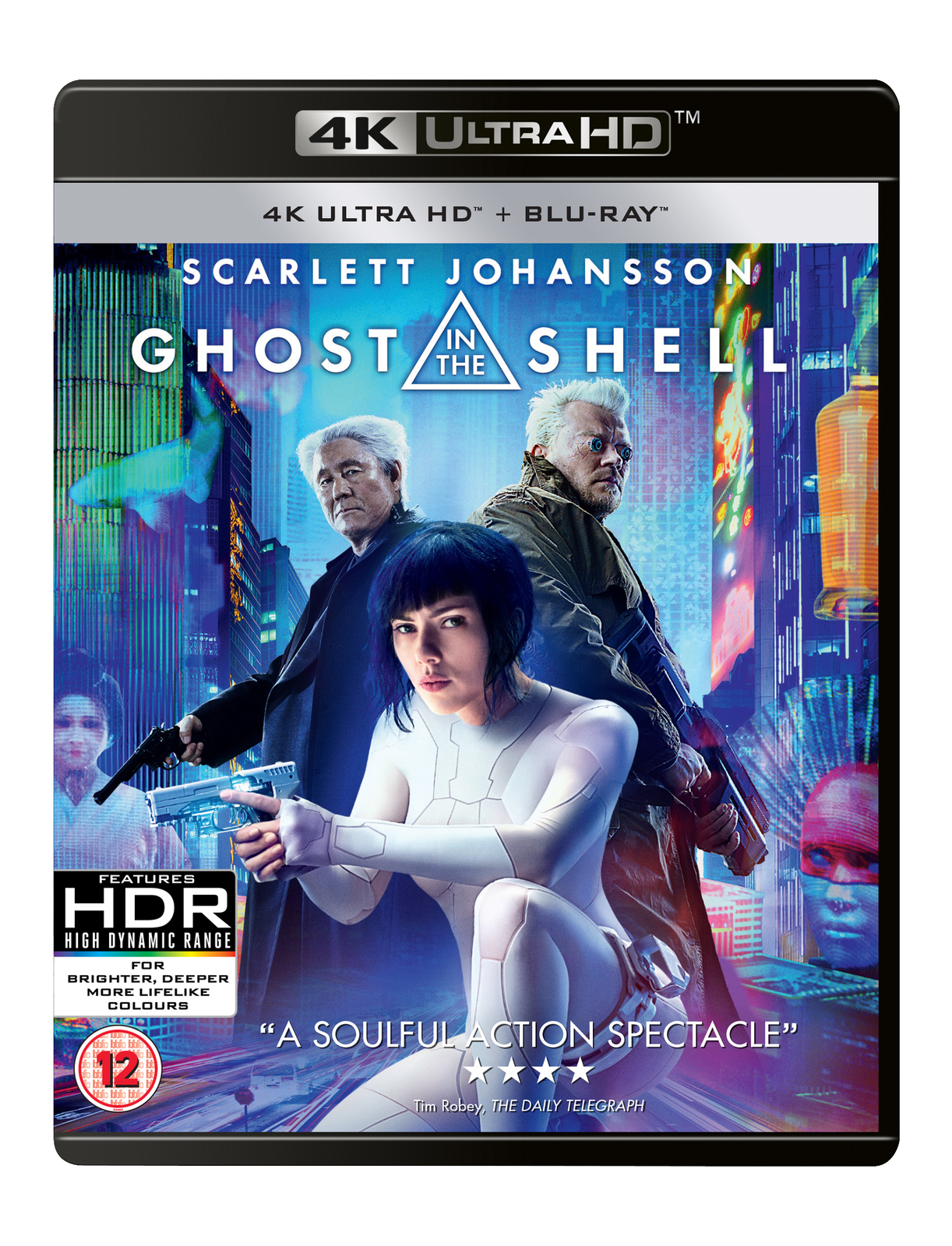 Ghost in the Shell (4K UHD Blu-ray) Rila Fukushima Christopher Obi Pilou Asbæk