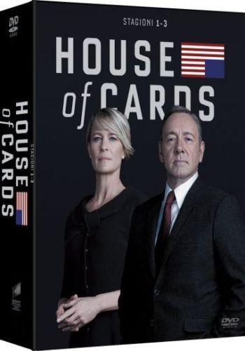 HOUSE OF CARDS - STAGIONE 01-03  12 DISCHI con Kevin Spacey - DVD NUOVO