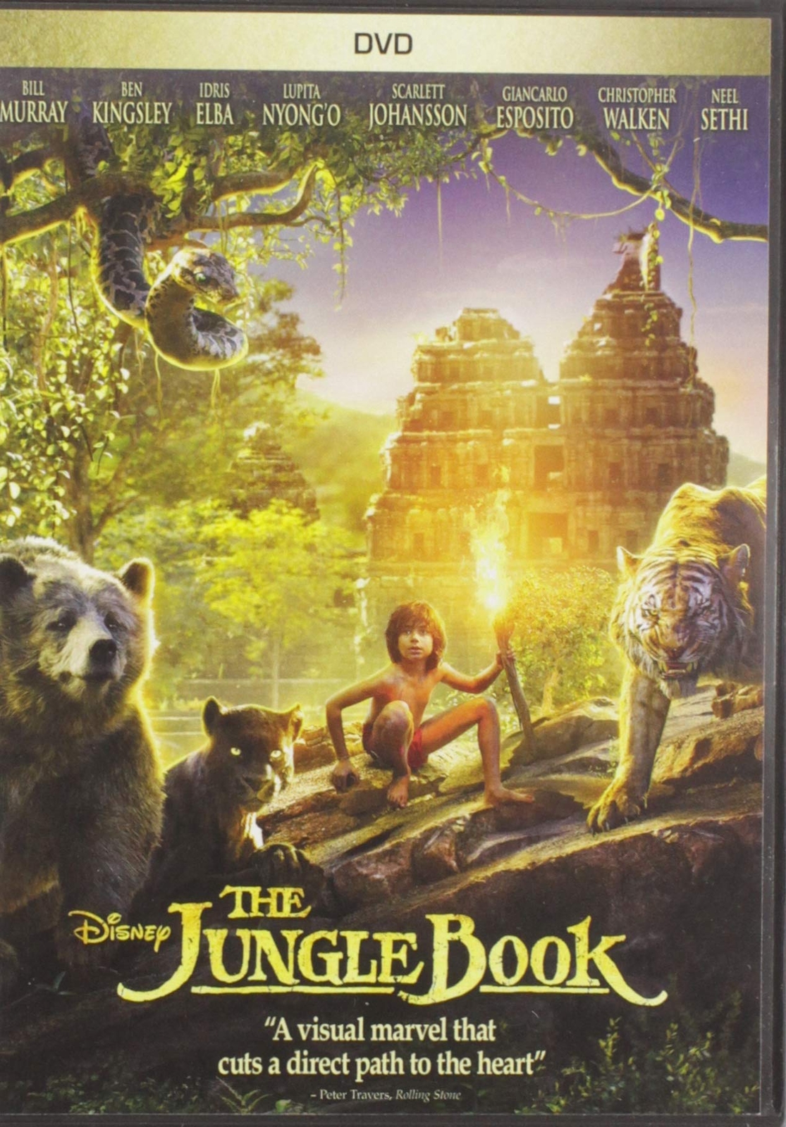 The Jungle Book DVD (DVD) Bill Murray Ben Kingsley Idris Elba Lupita Nyong'o
