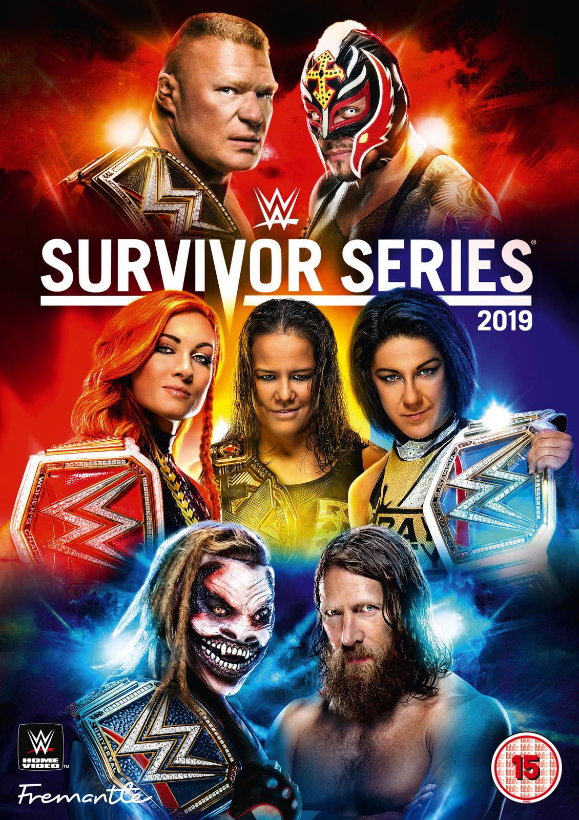 WWE: Survivor Series 2019 (DVD) Brock Lesnar Rey Mysterio 'The Fiend' Bray Wyatt