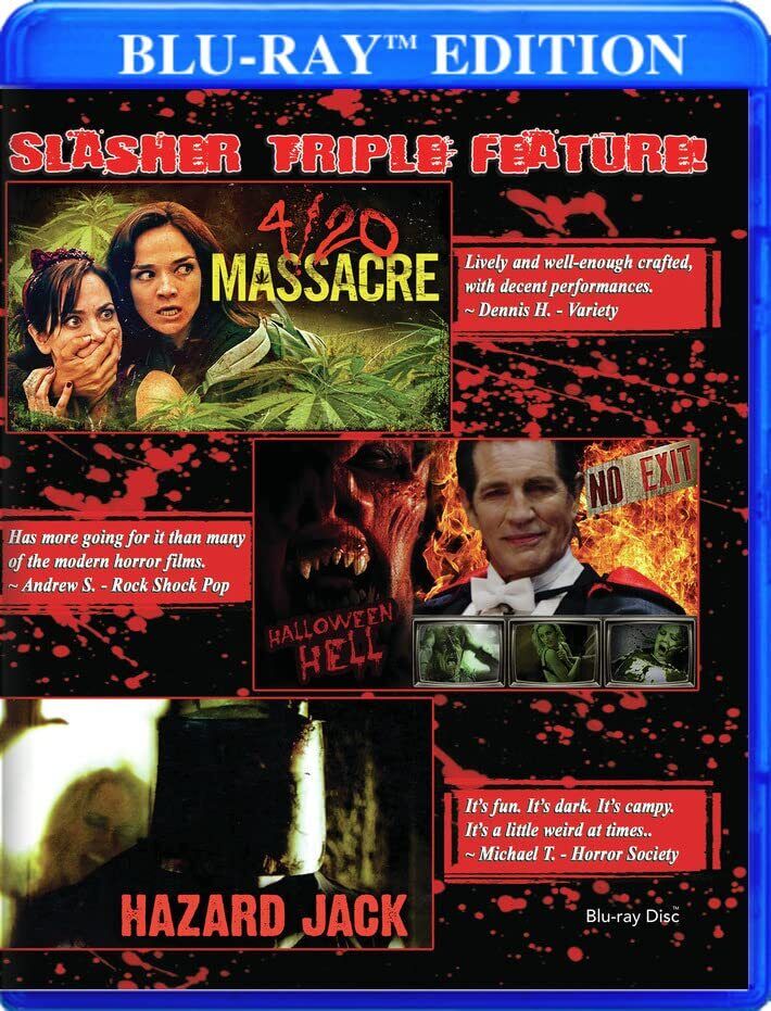 Slasher Triple Feature: 4/20 Massacre- Halloween Hell- Hazard Jack (Blu-ray)