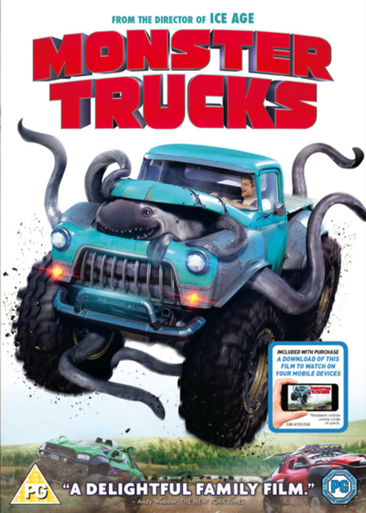 Monster Trucks (DVD) Rob Lowe Danny Glover Holt McCallany Frank Whaley Amy Ryan