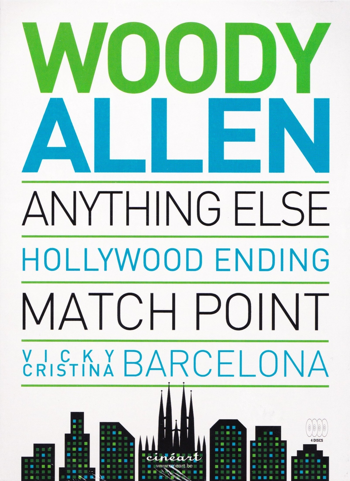 Woody Allen box vol. 3 - Anything Else, Hollywood Ending, Match Point, Vic (DVD)