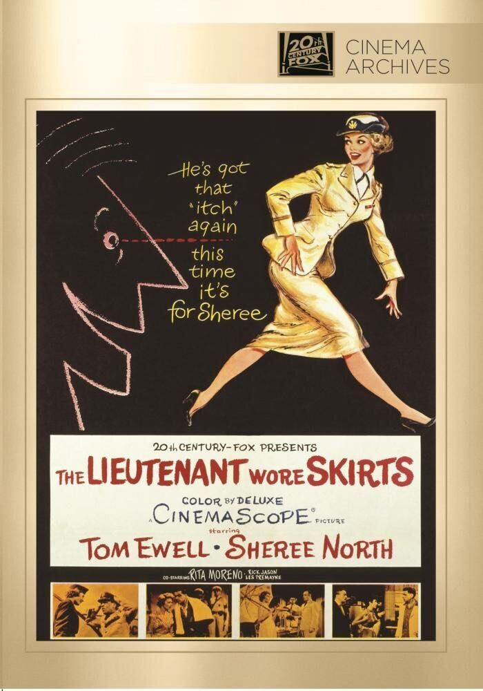 Lieutenant Wore Skirts, The (DVD) Les Tremayne Rick Jason Rita Moreno Tom Ewell