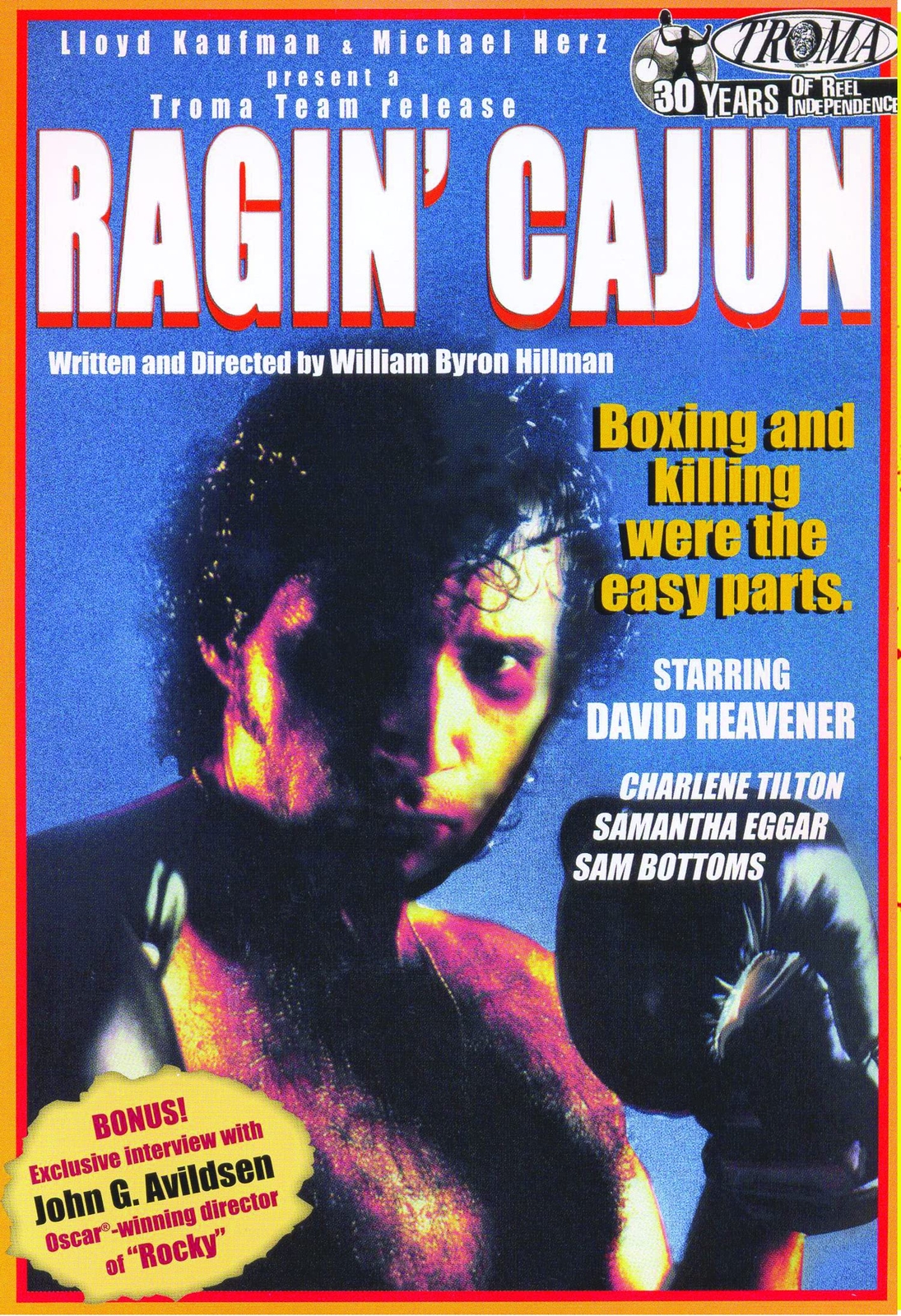 Ragin' Cajun (DVD) Charlene Tilton David Heavener Allan Rich Sam Bottoms