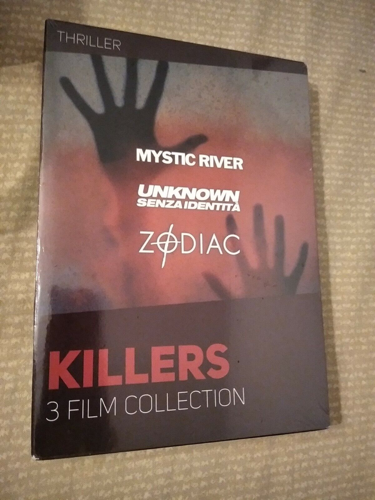 DVD - KILLERS 3 film collection - thriller Zodiac Mystic River NUOVO SIGILLATO