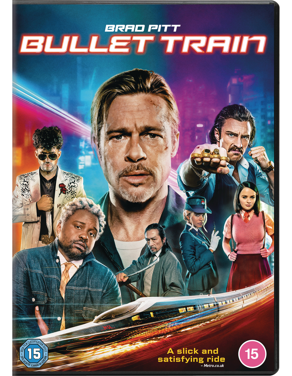 Bullet Train (DVD) Logan Lerman Michael Shannon Aaron Taylor-Johnson Masi Oka