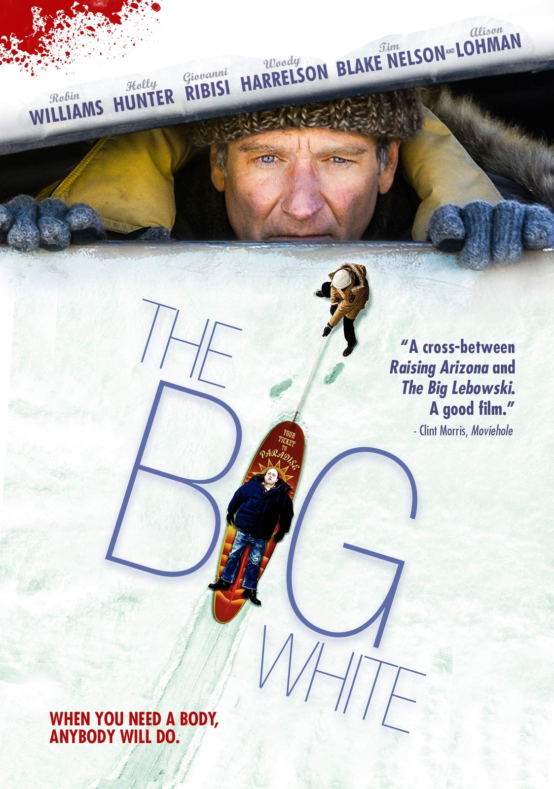 Big White, The (DVD) Robin Williams Holly Hunter Giovanni Ribisi Woody Harrelson