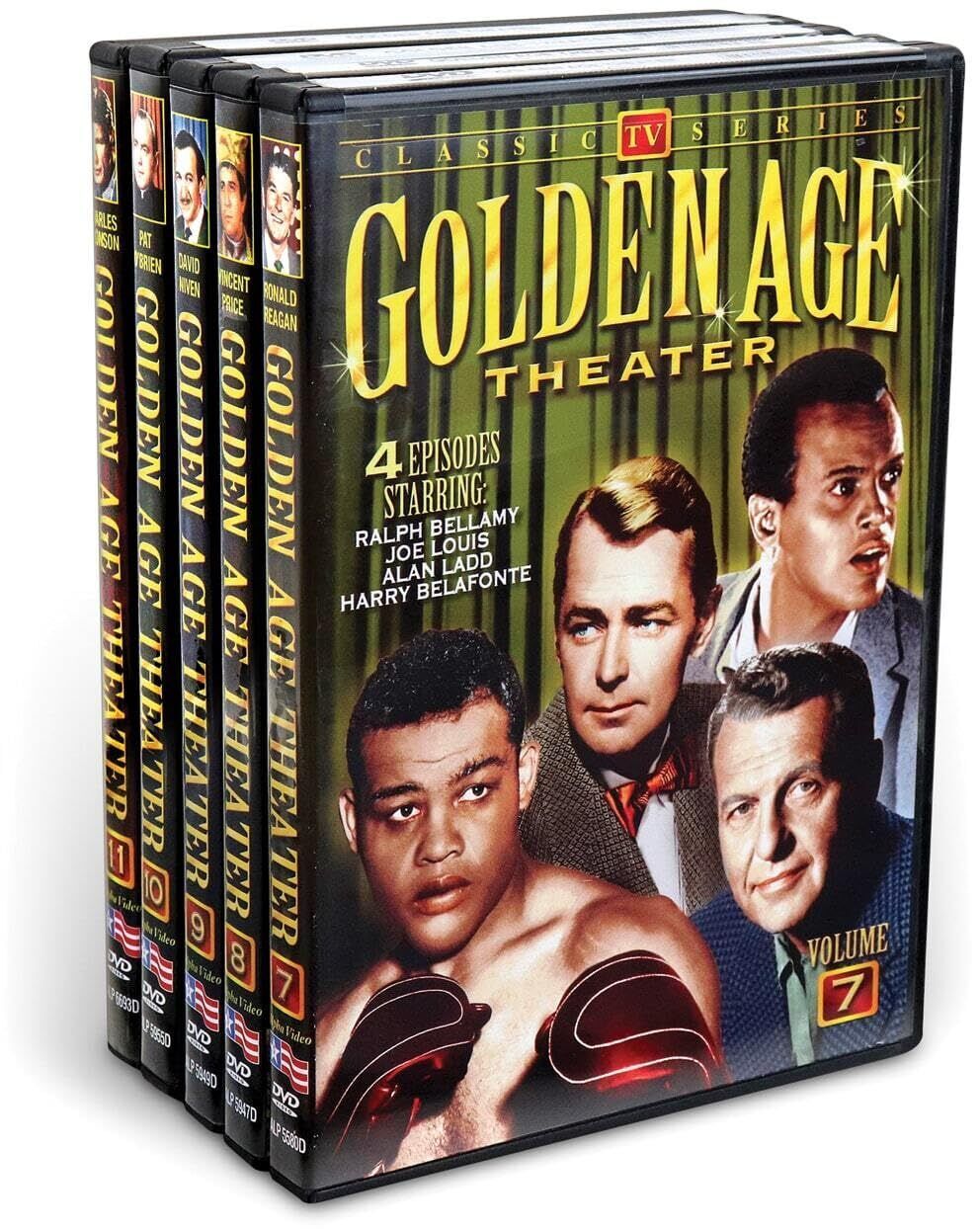 Golden Age Theater – Volumes 7-11 (DVD) Vincent Price Charles Bronson