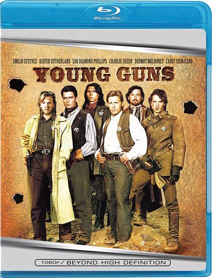 Young Guns [Blu-ray] (Blu-ray) Emilio Estevez Kiefer Sutherland Charlie Sheen