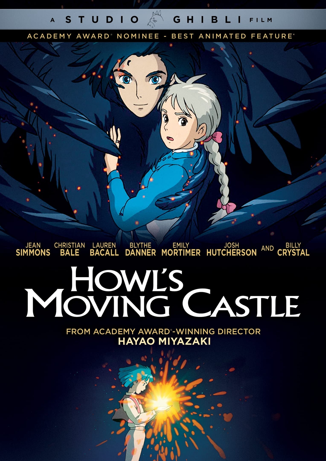 Howl's Moving Castle (DVD) Emily Mortimer Jean Simmons Christian Bale