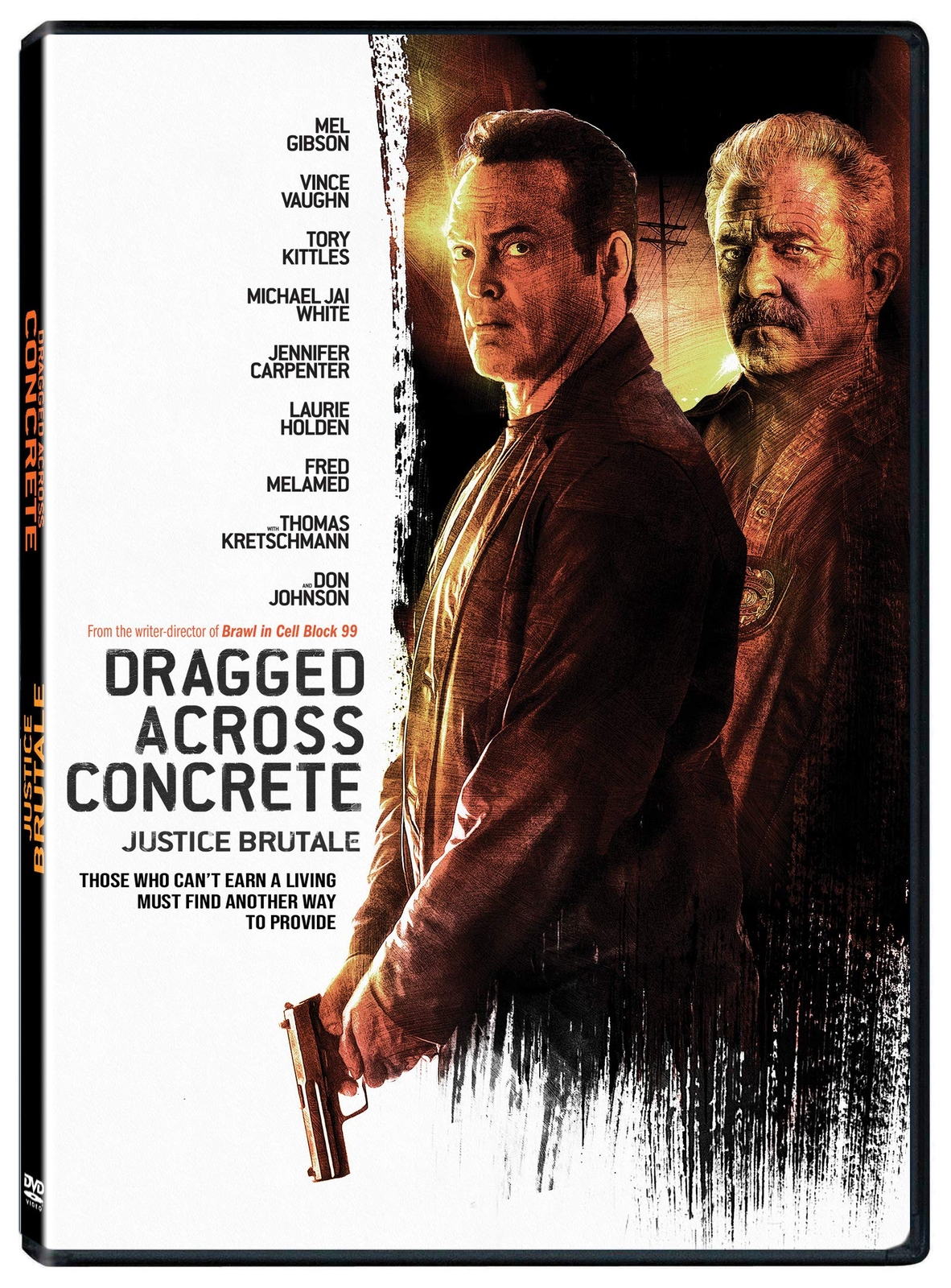 Draged Across Concrete (Justice Brutale) (DVD) Mel Gibson Vince Vaughn
