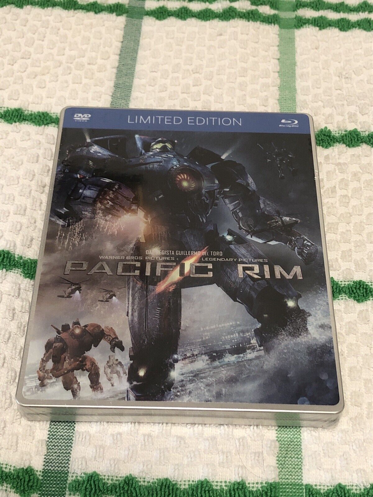 PACIFIC RIM DVD + Blu-Ray Limited Edition Steelbook Nuovo Fuori Catalogo