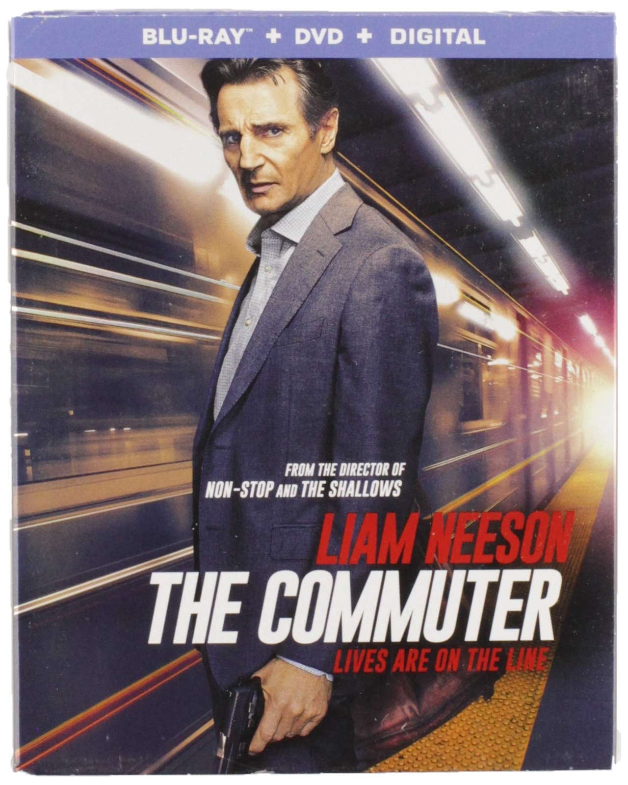 The Commuter (Blu-ray) Liam Neeson Vera Farmiga Patrick Wilson Jonathan Banks