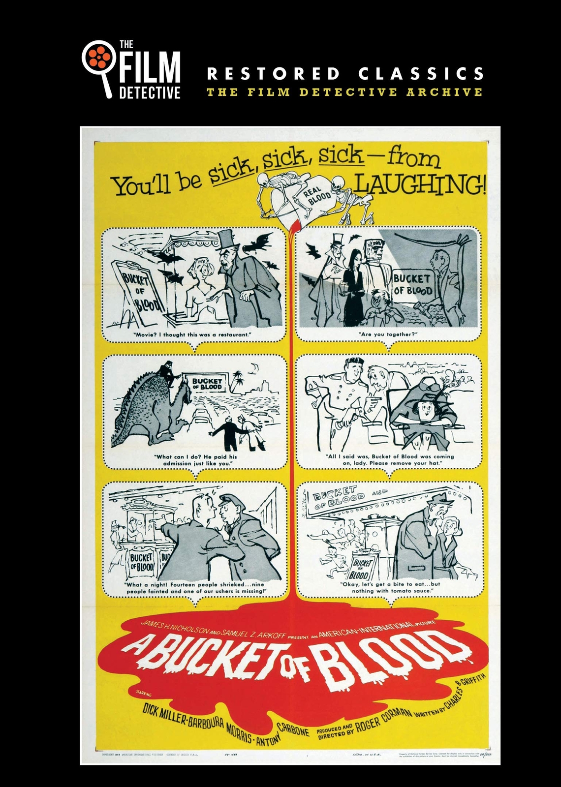 A Bucket of Blood (The Film Detective Restored Version) (DVD) Dick Miller