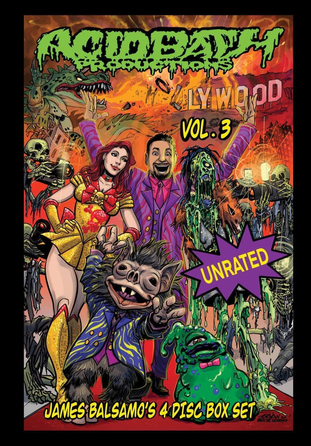Acid Bath Productions Vol. 3 box set (DVD) Bushwhacker Luke James Balsamo
