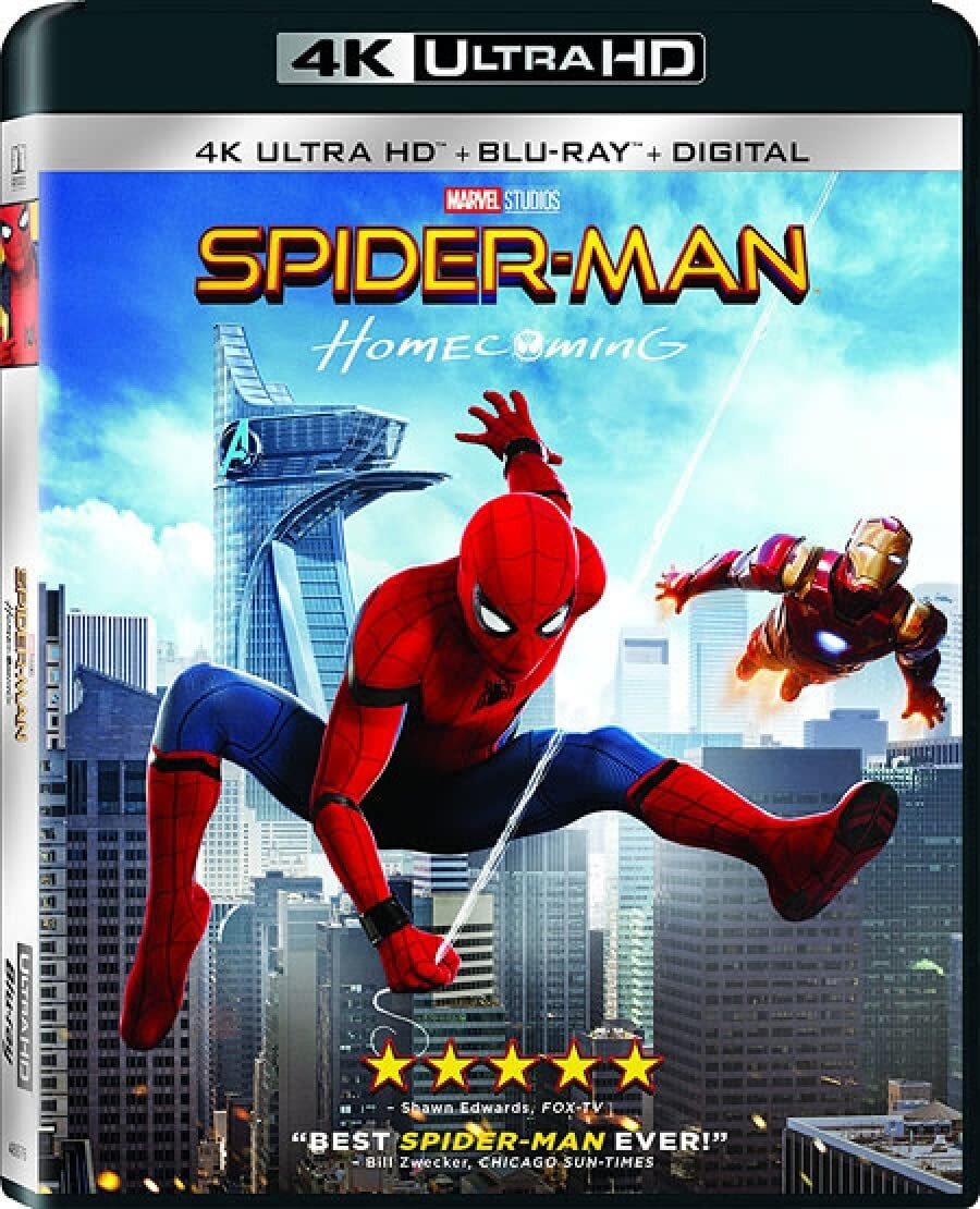 Spider-Man: Homecoming (4K UHD Blu-ray) Tom Holland Michael Keaton Marisa Tomei