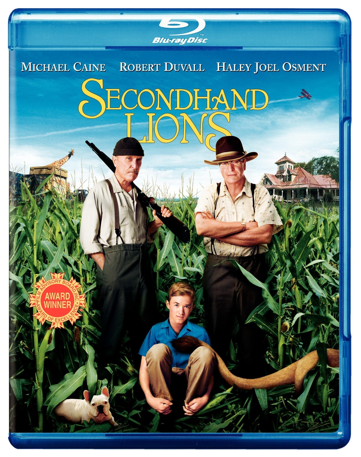 Secondhand Lions (Blu-ray) Michael Caine Robert Duvall Haley Joel Osment