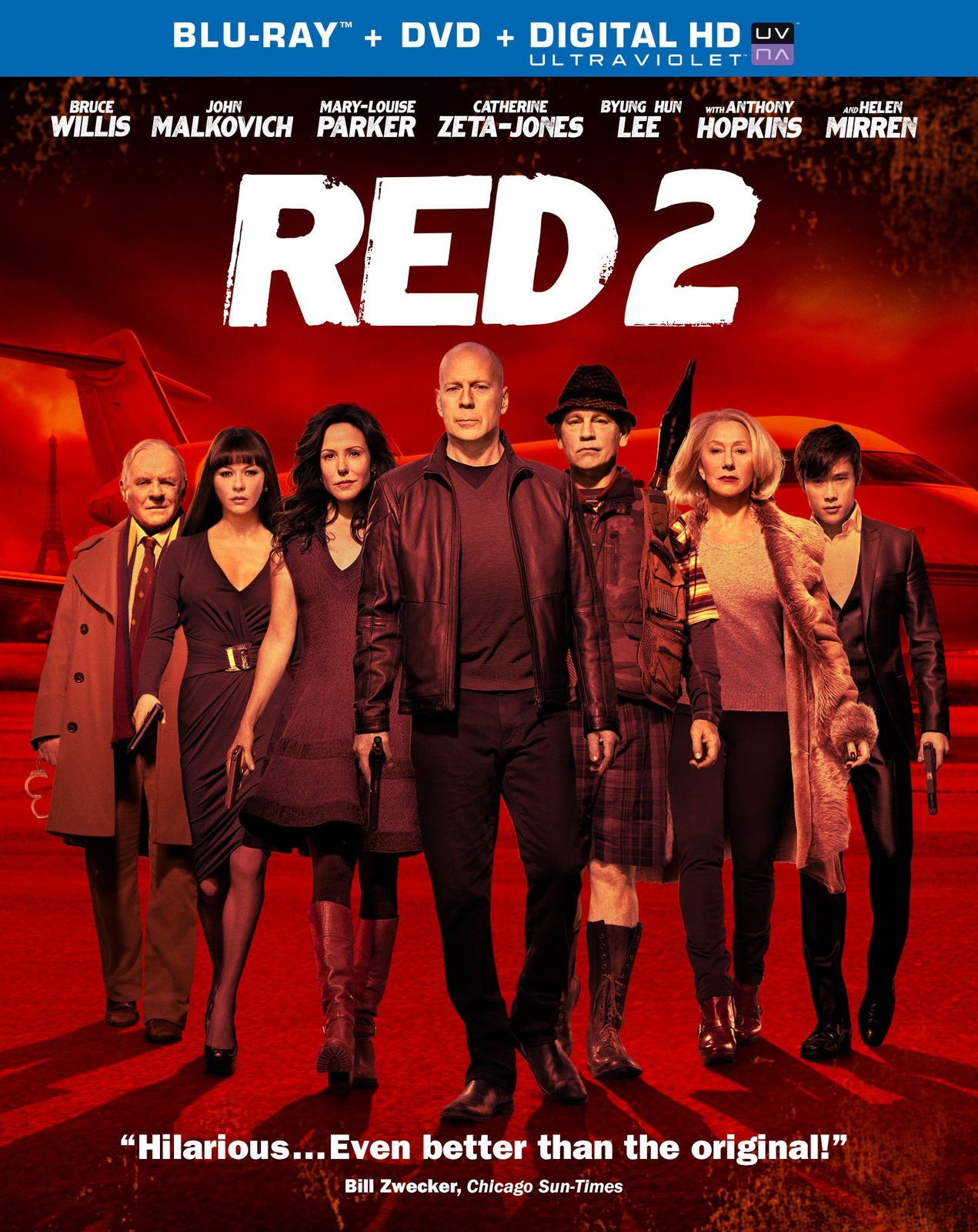 Red 2 (Blu-ray) Bruce Willis Anthony Hopkins