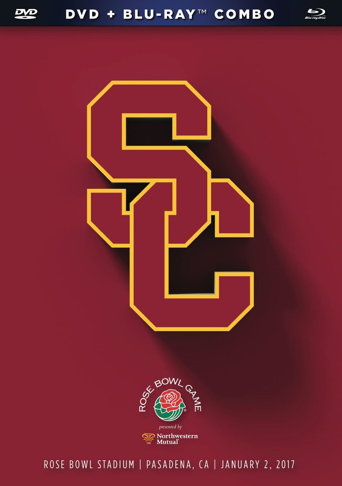 2016-17 USC Cfp Rose Bowl DVD and BD Combo (DVD) Usc Trojans Penn State