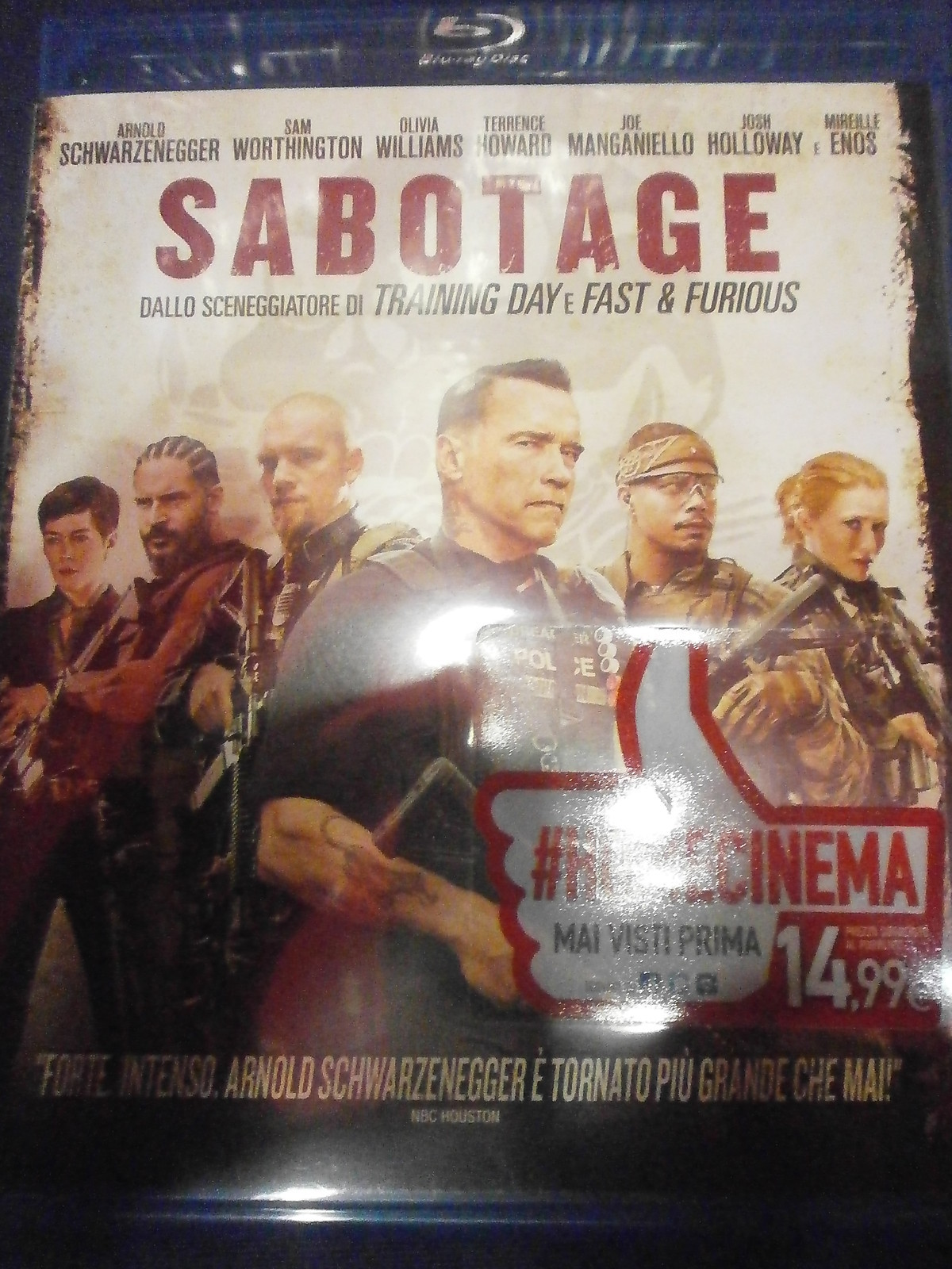 SABOTAGE - FILM IN BLU-RAY - visitate il negozio ebay COMPRO FUMETTI SHOP