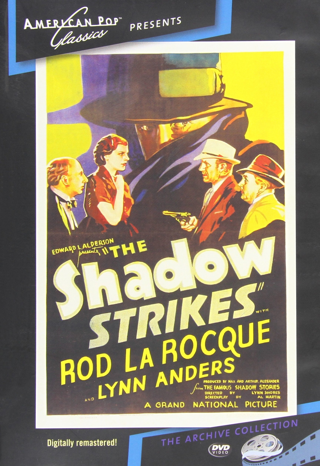 The Shadow Strikes (DVD) Agnes Anderson James Blakely Rod La Rocque