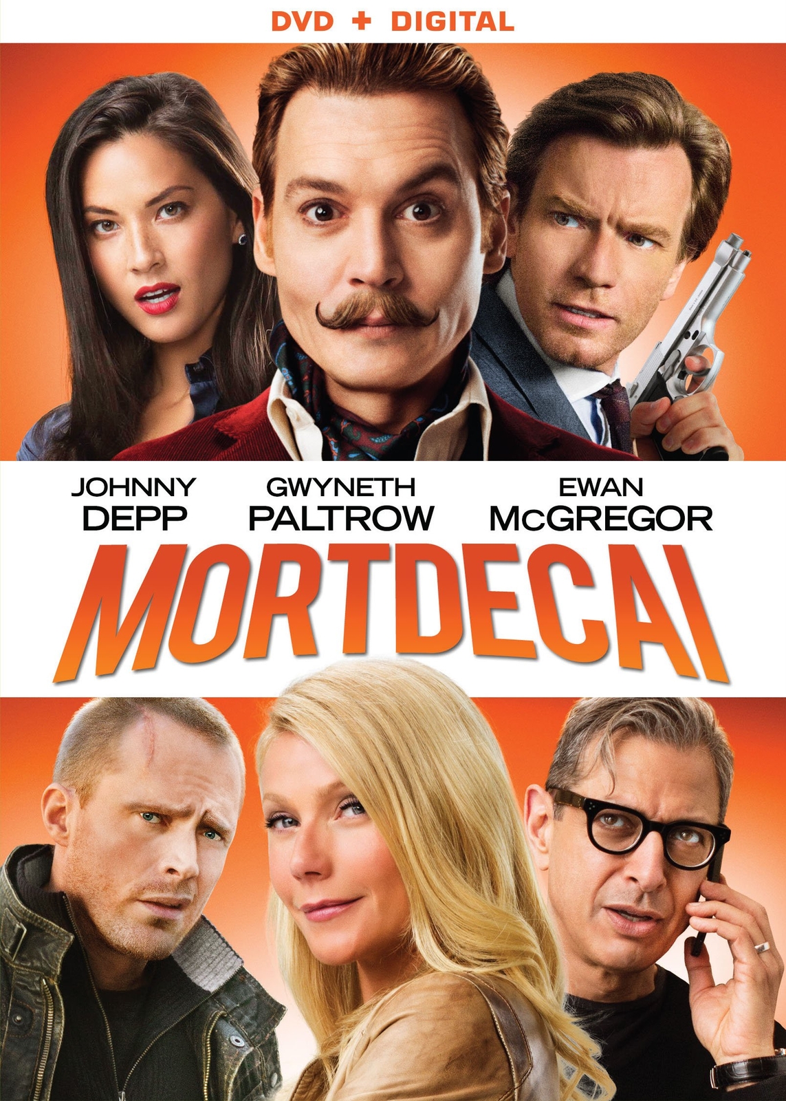 Mortdecai (DVD) Johnny Depp Gwyneth Paltrow Jeff Goldblum Ewan McGregor