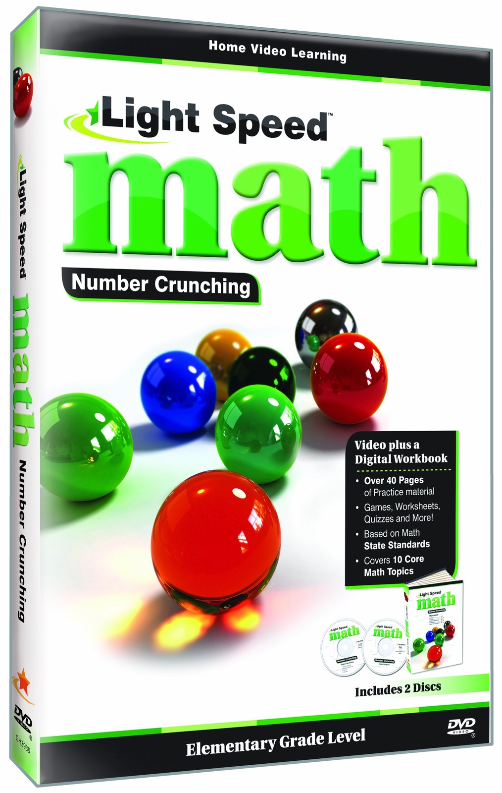 Light Speed Math: Number Crunching (DVD) Cerebellum Academic Team