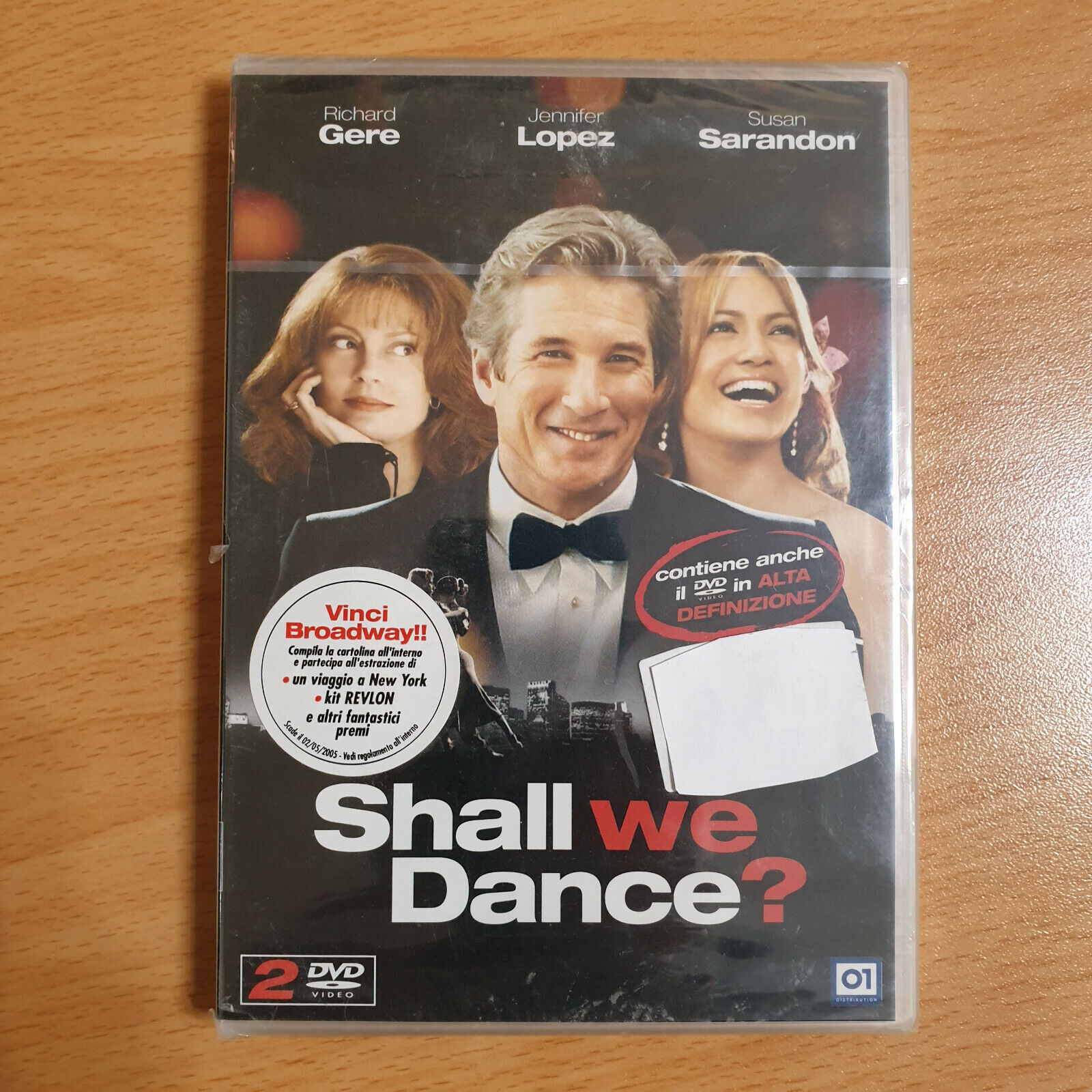 Shall We Dance ? Richard GERE Jennifer LOPEZ Film DVD Italiano - Nuovo Sigillato