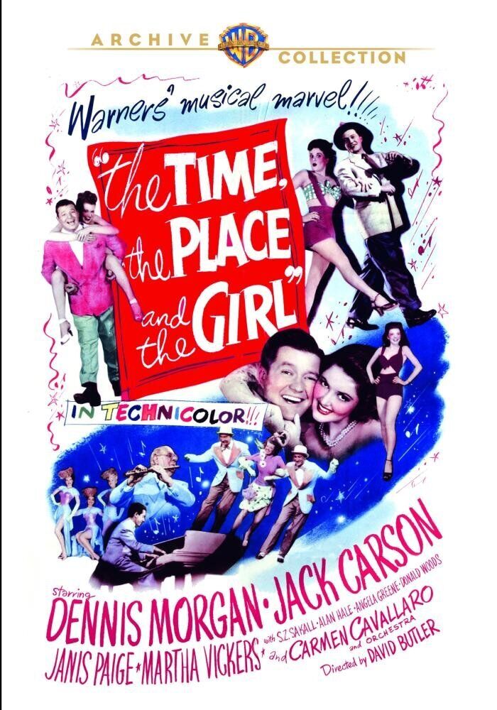 The Time The Place And The Girl (DVD) Alan Hale Dennis Morgan Jack Carson