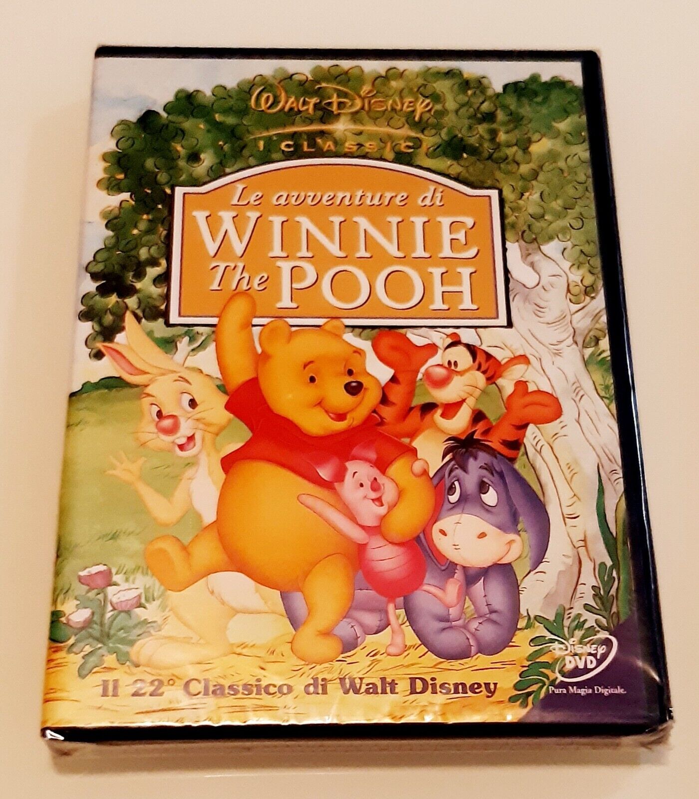 LE AVVENTURE DI WINNIE THE POOH DVD OLOGRAMMA RETTANGOLARE NUOVO SIGILLATO