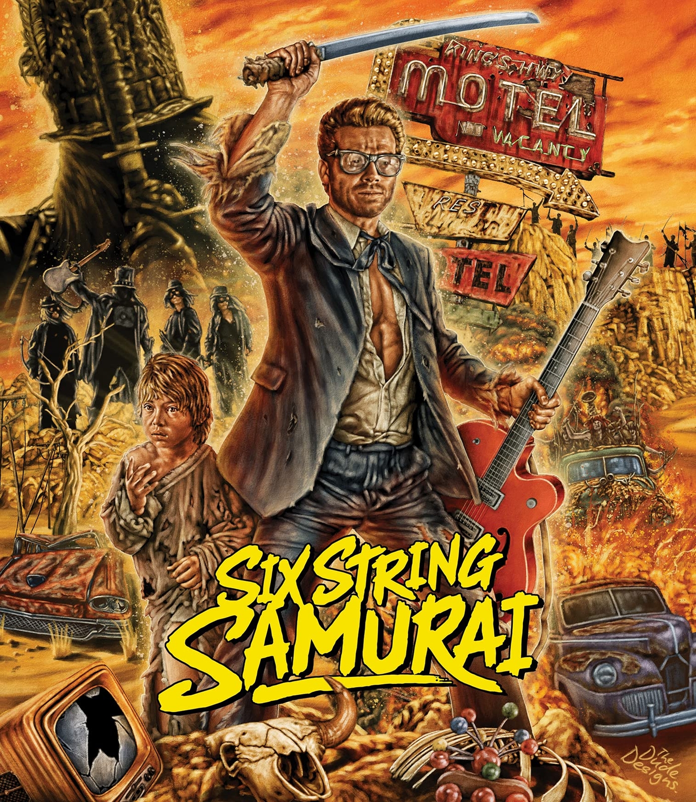 Six-String Samurai (Blu-ray) Jeffrey Falcon Justin McGuire Kim de Angelo