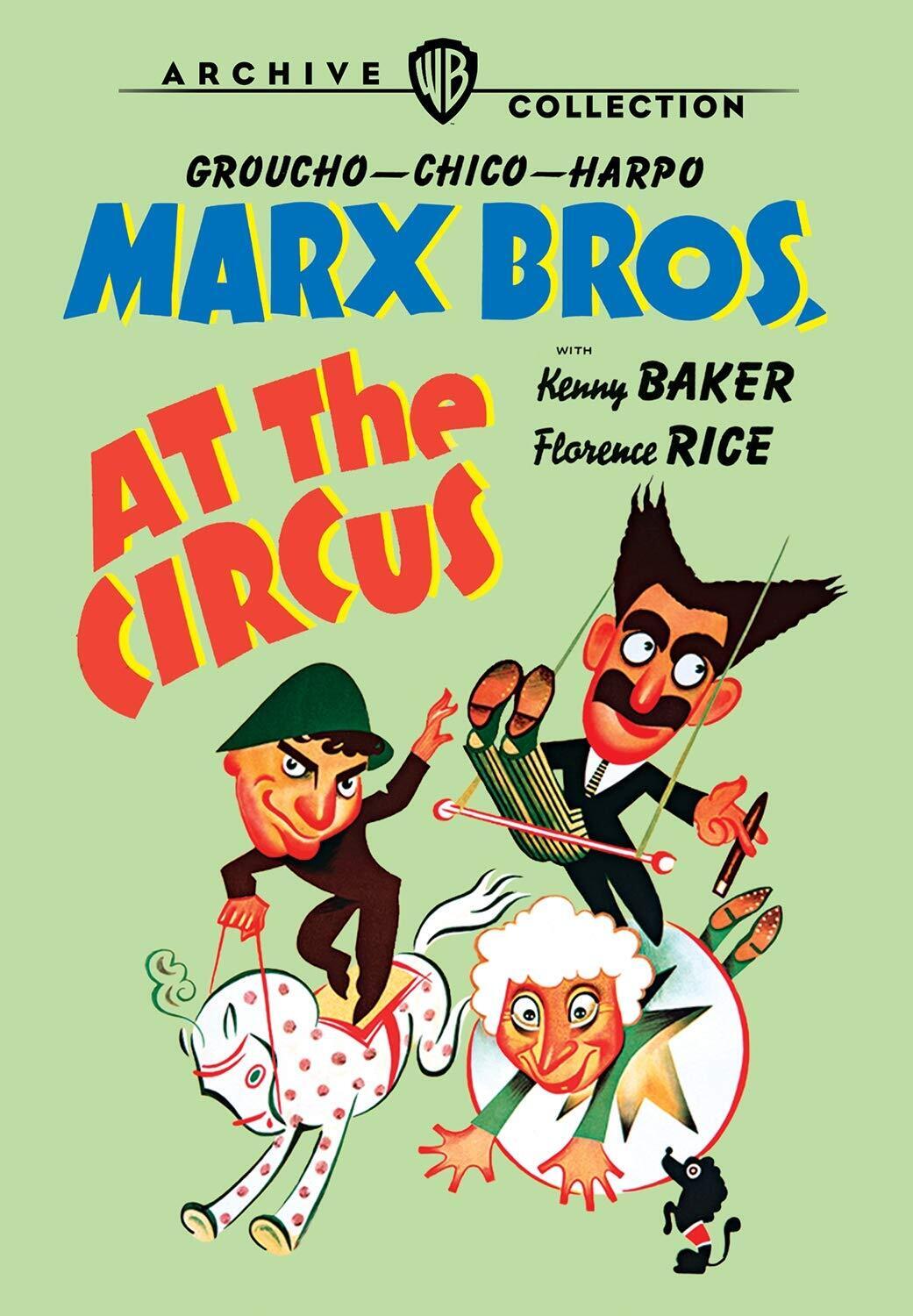 At The Circus (DVD) Chico Marx Eve Arden Florence Rice Groucho Marx Harpo Marx