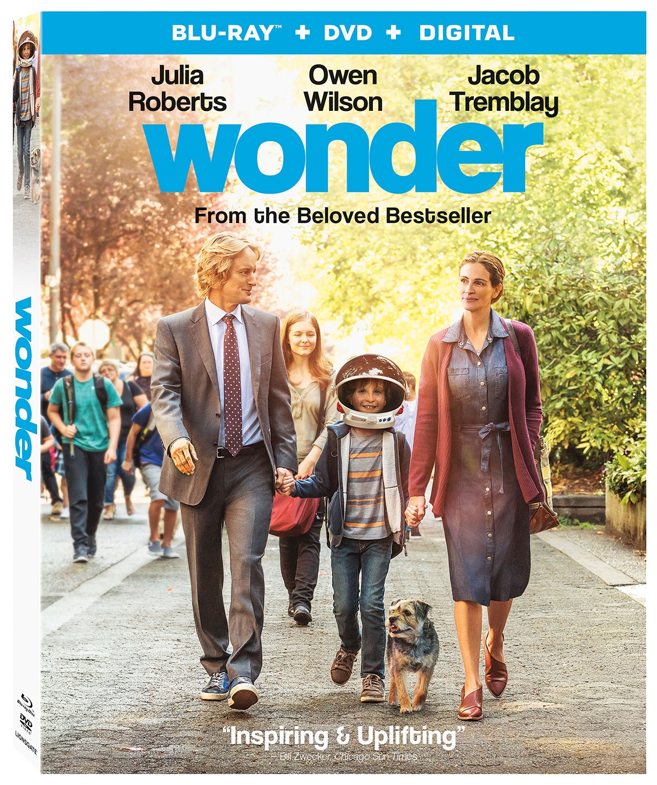 Wonder (Blu-ray) Julia Roberts Jacob Tremblay Owen Wilson Noah Jupe Daveed Diggs