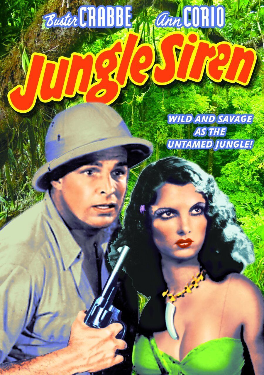 Jungle Siren (DVD) Buster Crabbe